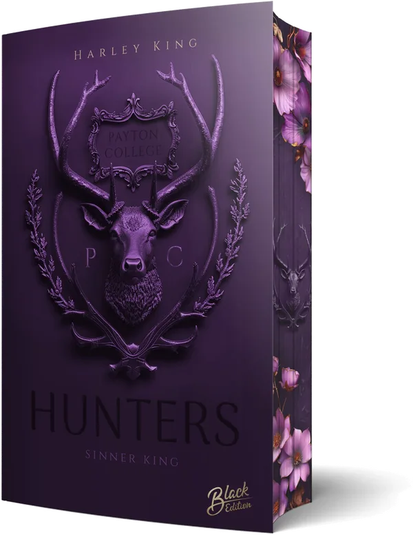 Cover von Hunters: Sinner King | Aufwendig gestaltete Ausgabe mit Farbschnitt – das integrierte Page Overlay ist limitiert nur in der ersten Auflage enthalten