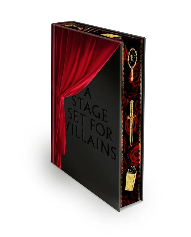 Außenansicht des Buches „A Stage set for Villains (Deluxe-Ausgabe)“