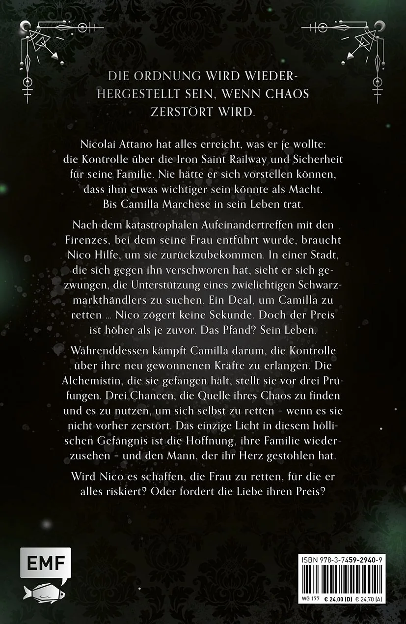 Rückseitenabbildung 1 von City of Mirth and Malice (Order and Chaos Band 2) – Packende Rivals to Lovers Romantasy