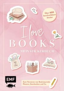 Buchcover von "I love books – Mein Stickerbuch: Für alle #booklover"